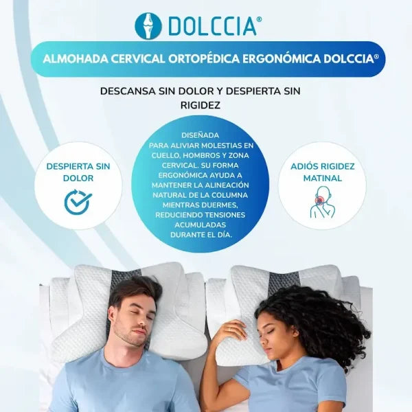 ALMOHADA CERVICAL ORTOPÉDICA ERGONÓMICA